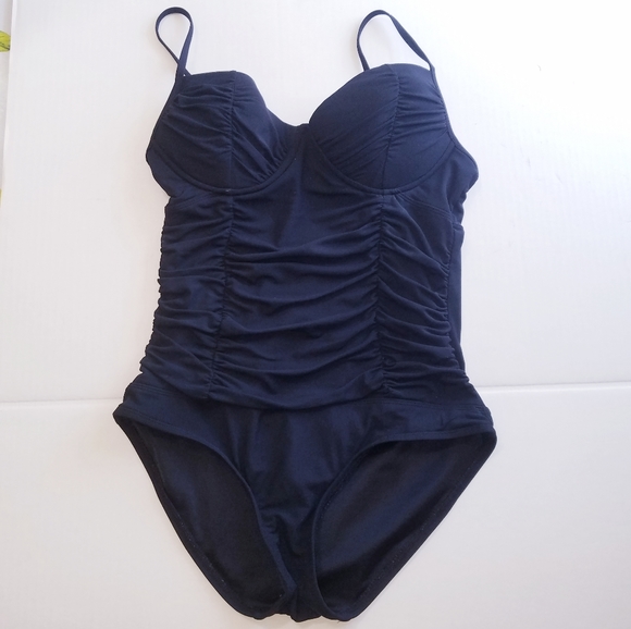 SPANX Swim Spanx Black Full Body Swimsuit Size Poshmark